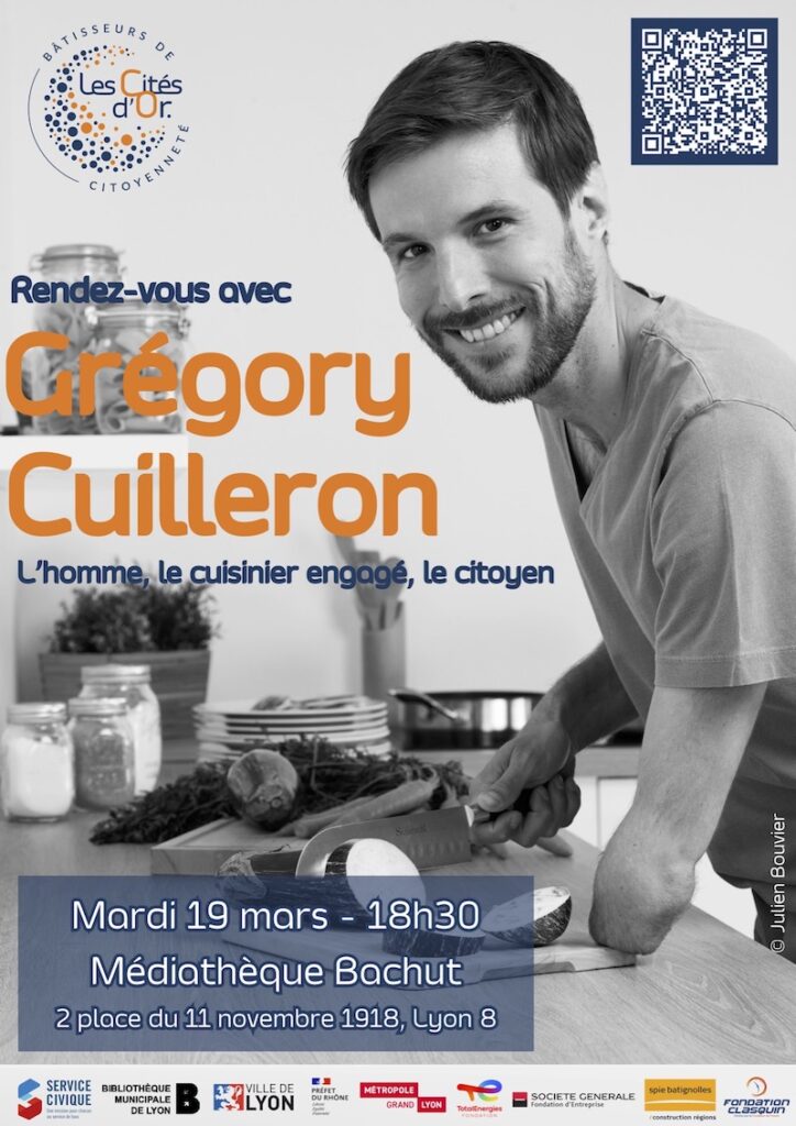 Affiche Grégory Cuilleron, l'homme, le cuisinier engagé, le citoyen